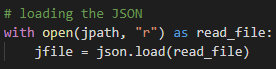 Opening JSON as a dict