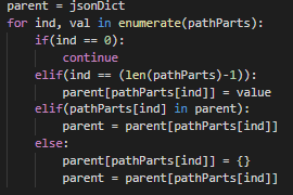 Setting path parts to values